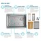 Elkay 16 Gauge Workstation Stainless Steel 25-1/2" x 18-1/2" x 9" Single Bowl Undermount Sink Kit with Filtered Beverage Faucet EFRU24169RTFGW - alternate 6